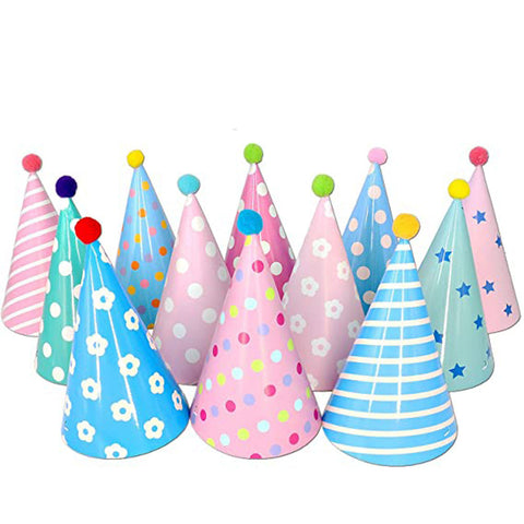 Birthday-Cake Headwear and Fun Balloons Party Kit