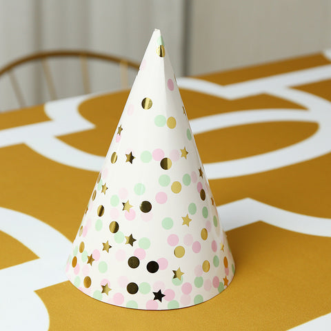 Gold Stamp Birthday Hat