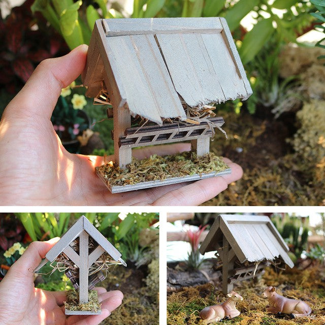 Miniature Rustic Birdcage