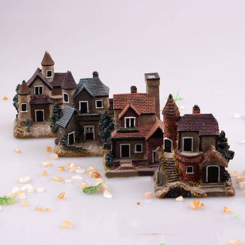 Enchanting Miniature Homes: Fairy and Pastoral House Ornaments