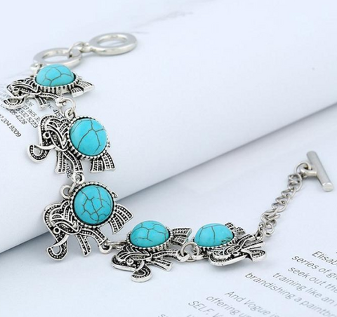 Elephant Charm Bracelet