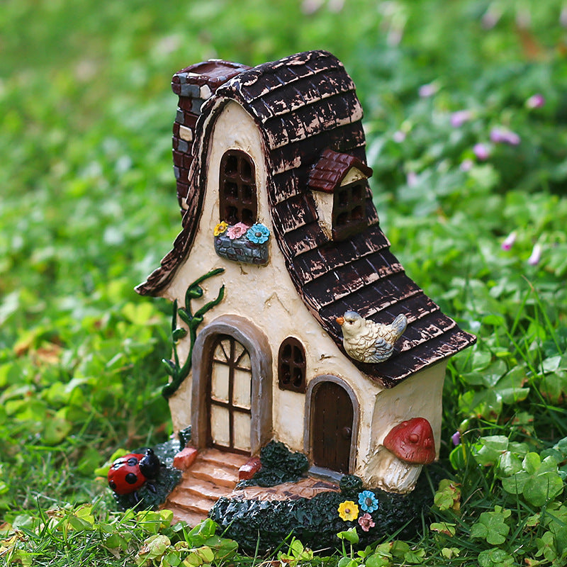 Enchanting Miniature Homes: Fairy and Pastoral House Ornaments