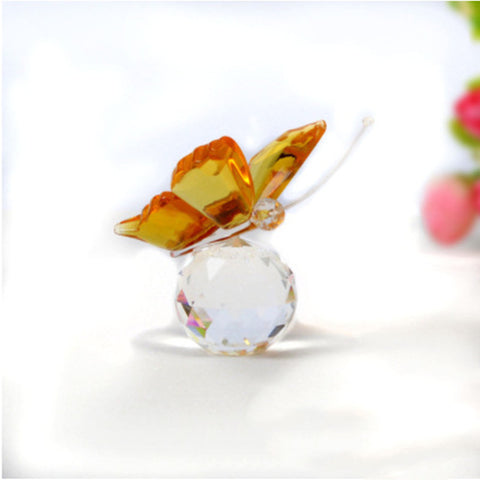 Crystal Butterfly Ornament