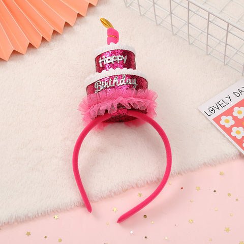 Cake Headwear & Confetti Balloons Party Pack