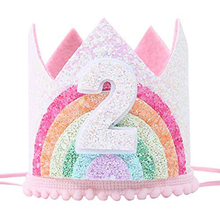 Rainbow Crown For Children's Birthday