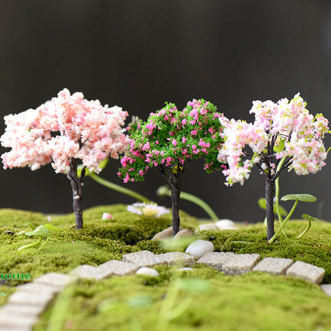 Magical Additions to Your Fairy Garden: Fence, Moss, Couple, Balloon, Trees