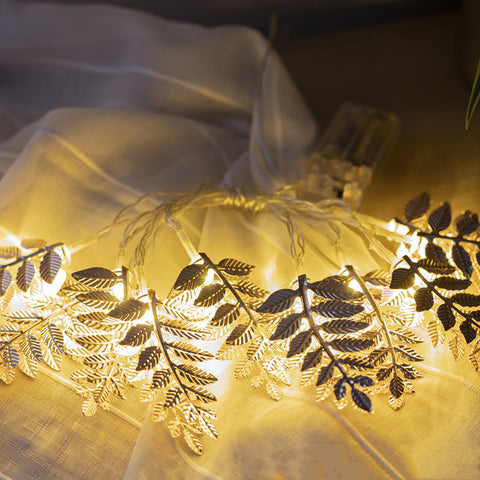 Golden Leaves String Lights