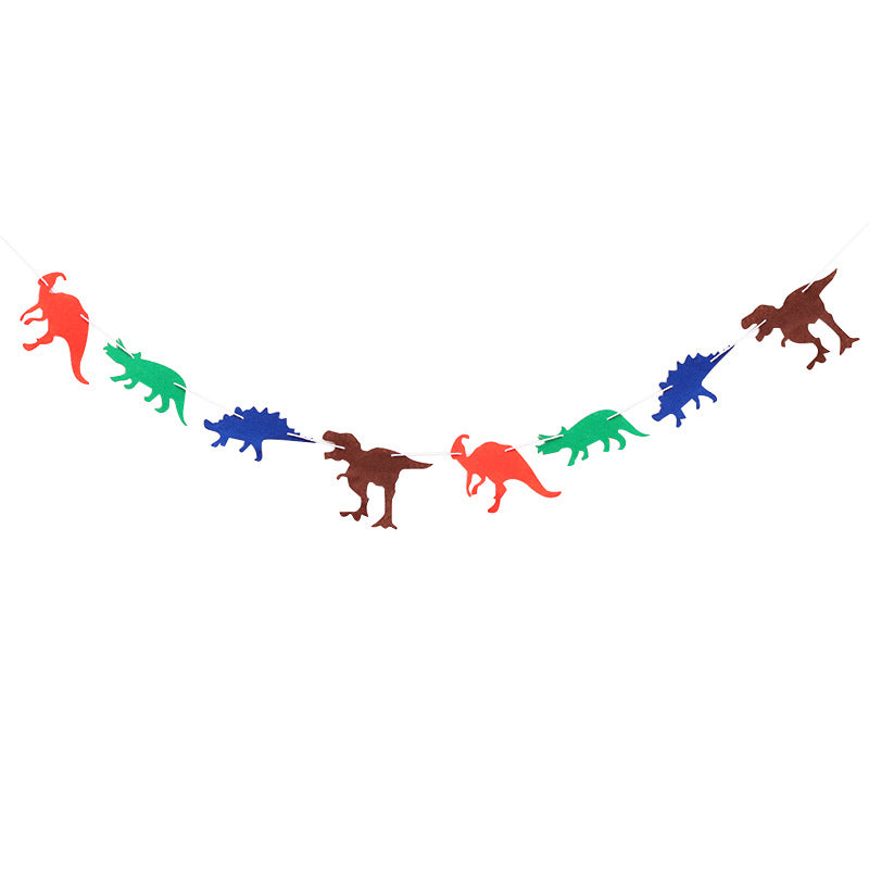 Dinosaur Theme Pull Flag