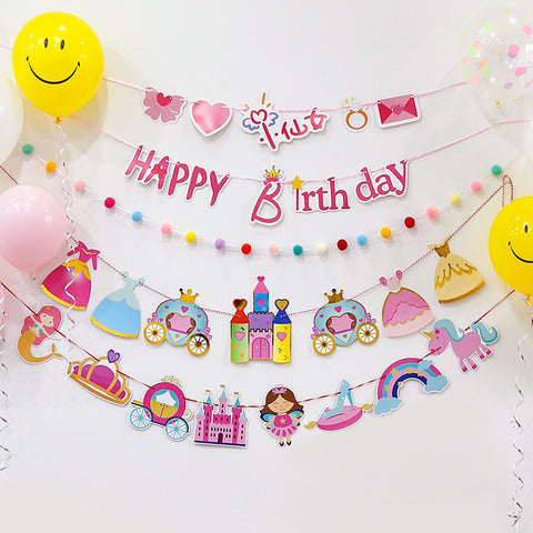 Ballet - Happy Birthday Pull Flag