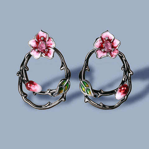 Alice Flower Fairy Earrings