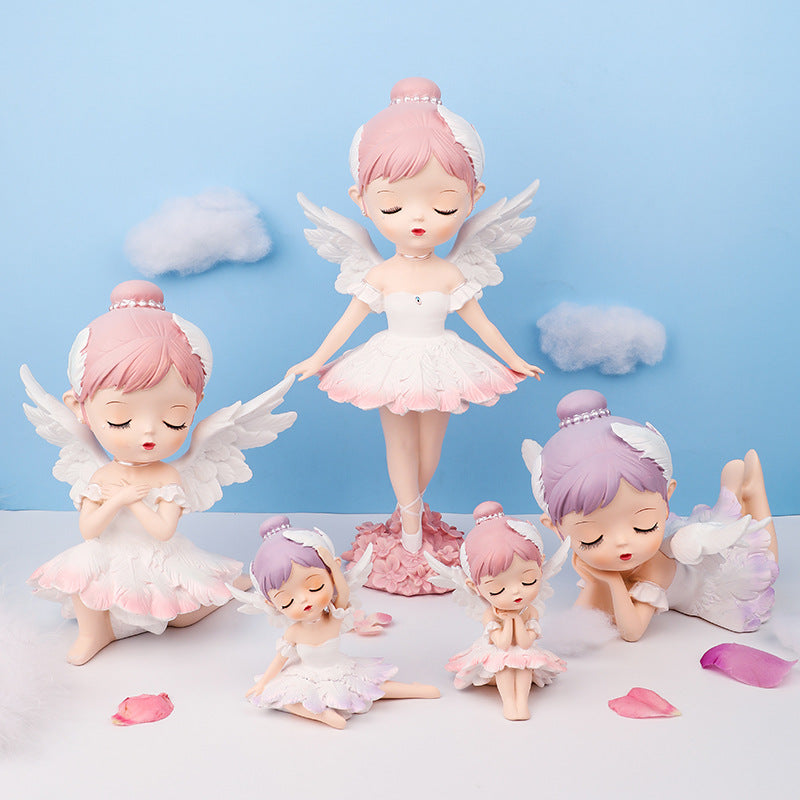 Heavenly Fairy Garden Angels by Dreamland Fairy